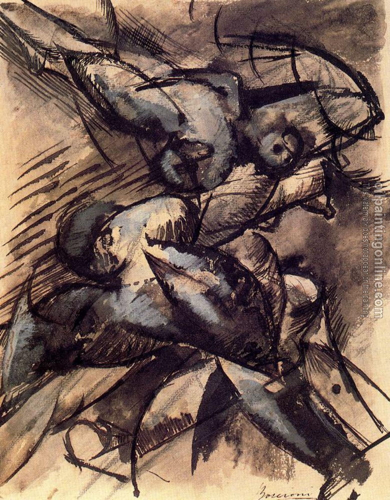 Umberto Boccioni - Dynamic Decomposition